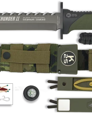 Nóż K25 32134 Thunder II Camo