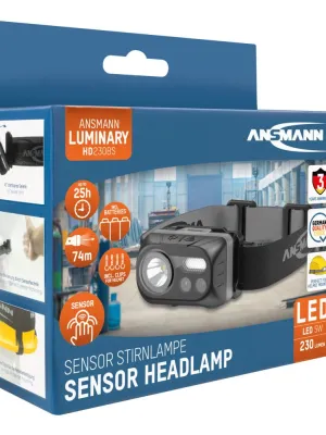Latarka czołowa LED Ansmann HD230BS, 230 lm, 3xAAA