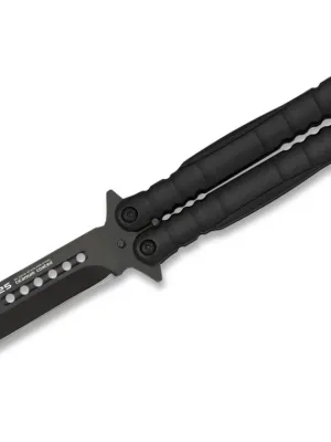Nóż motylek K25 02131 Balisong Black