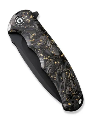 Nóż CIVIVI Praxis Shredded Carbon Gold