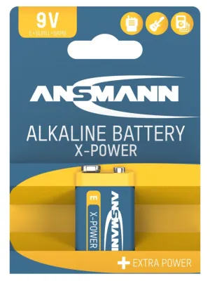 Bateria alkaliczna Ansmann X-Power E / 6LR61 9V