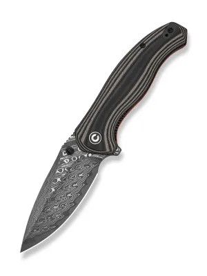 Nóż CIVIVI Vyrent Damast Black T&O G10