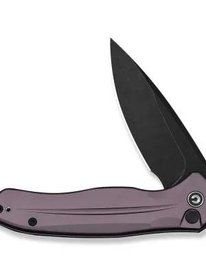 Nóż CIVIVI Button Lock Kitefin Purple Alu 14C28N