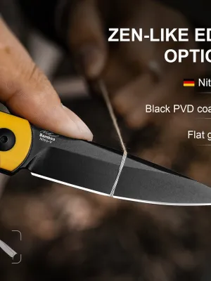 Nóż Kizer Bamboo G10 Yellow Nitro-V