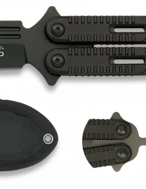 Nóż motylek K25 36214 Balisong Black