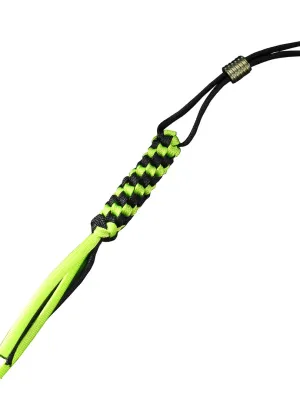 Zawieszka Paracord WE Green/Black + Ti Bead Green