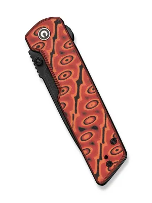 Nóż CIVIVI Zygon Nitro-V Orange&Blk Vortex Micarta