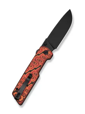 Nóż CIVIVI Zygon Nitro-V Orange&Blk Vortex Micarta