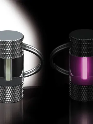 Breloczek Böker Plus Mini Glow H3 różowy