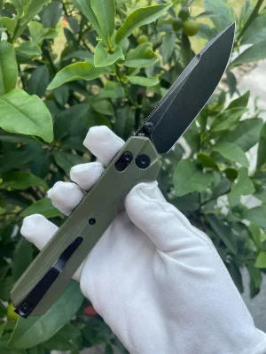 Nóż KNIVESPL The First OD Green G10 14C28N