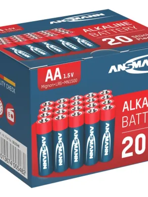 Baterie alkaliczne Ansmann AA / LR6, 20 szt.
