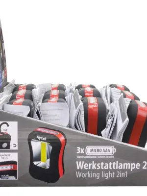 Lampa warsztatowa HyCell 2w1, 180 lm, 3xAAA