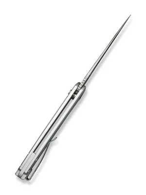 Nóż CIVIVI Button Lock Praxis Aluminum Silver