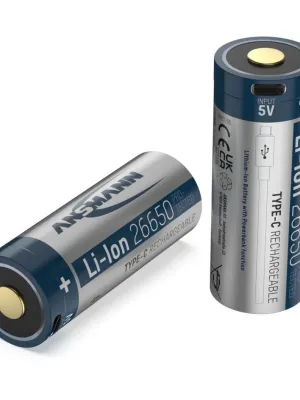 Akumulator Ansmann Li-Ion 26650 typ 5100 z USB-C