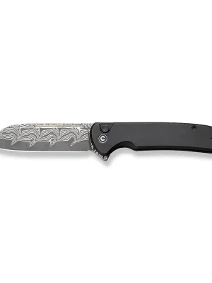 Nóż CIVIVI Chevalier II Aluminum Black Damascus