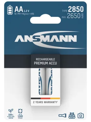Akumulator Ansmann NiMH AA/HR6 typ 2850, 2 szt