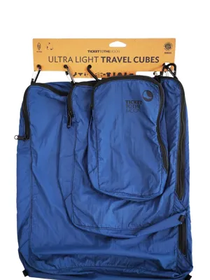 Zestaw 3 organizerów podróżnych TTTM Lightest Blue