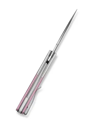 Nóż CIVIVI Brr15 Light Nitro-V White&Pink G10