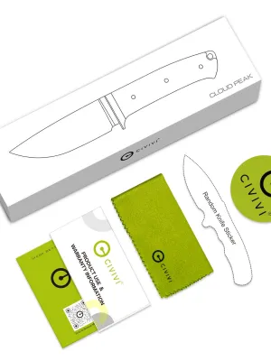 Nóż CIVIVI Fixed Cloud Peak Nitro-V Guibourtia