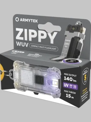 Latarka Armytek Zippy WUV USB-C Grey 140 lm 3w1