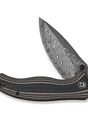 Nóż CIVIVI Vyrent Damast Black T&O G10