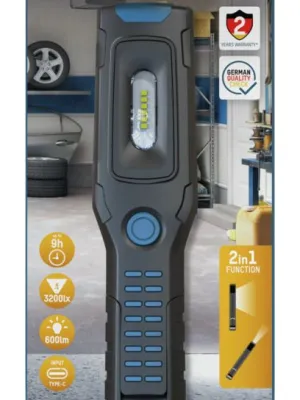 Lampa warsztatowa LED Ansmann IL300R, 600 lm, aku