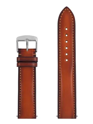 Pasek skórzany Zeppelin brązowy 22 mm