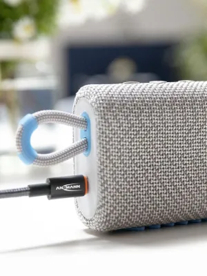 Kabel Ansmann USB-C/C, 140W, 60 cm, antracyt