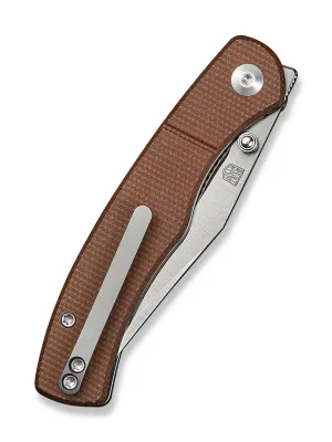 Nóż CIVIVI Clingman Nitro-V Micarta Brown C23065-3