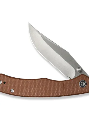 Nóż CIVIVI Clingman Nitro-V Micarta Brown C23065-3