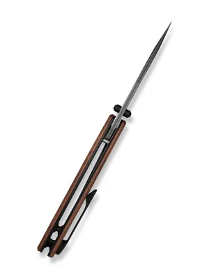 Nóż Civivi Clingman Damascus Guibourtia Wood
