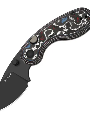 Nóż Kizer Microbe Fat Carbon M390