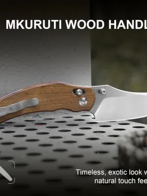 Nóż Kizer Bulldog Mkuruti Wood Nitro-V