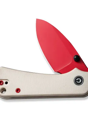 Nóż CIVIVI Baby Banter Ivory G10 Red C19068S-7