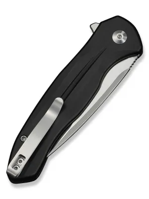 Nóż CIVIVI Button Lock Kitefin Black Alu 14C28N