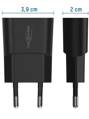 Ładowarka Ansmann HC105 czarna USB 5W, 1A
