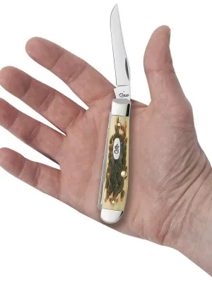 Scyzoryk Case Mini Trapper SS Amber Bone