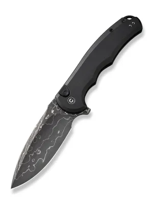 Nóż CIVIVI Button Lock Praxis Alu Black Damast