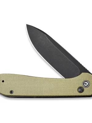 Nóż CIVIVI Button Lock Elementum Olive Micara
