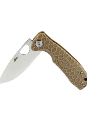 Nóż Honey Badger Flipper D2 Medium Tan
