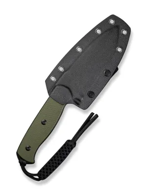 Nóż SENCUT Fixed Toxodon G10 OD Green Black Blade