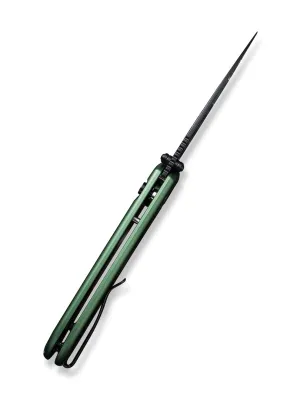 Nóż CIVIVI Qubit Damast Aluminum Green C22030E-DS1