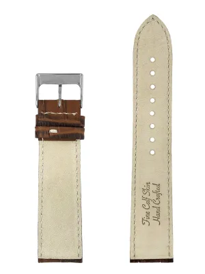 Pasek skórzany Zeppelin brązowy, 20 mm