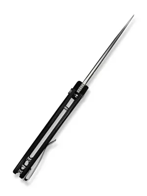 Nóż CIVIVI Button Lock Kitefin Black Alu 14C28N