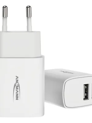 Ładowarka Ansmann HC212 biała 2x USB 12W, 2.4A