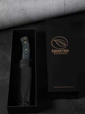 Nóż Casström No.10 SFK GreenMicarta Sleipner Kydex