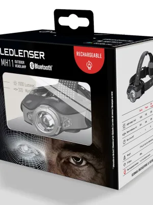 Latarka czołowa Ledlenser MH11 czarna