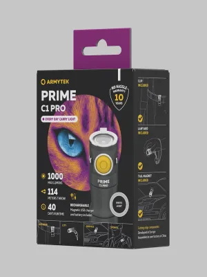 Latarka Armytek PRIME C1 Pro PCB White 1000 lm