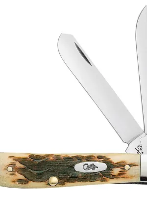 Scyzoryk Case Mini Trapper SS Amber Bone