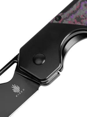 Nóż Kizer Militaw Titanium+Fat Carbon S45VN